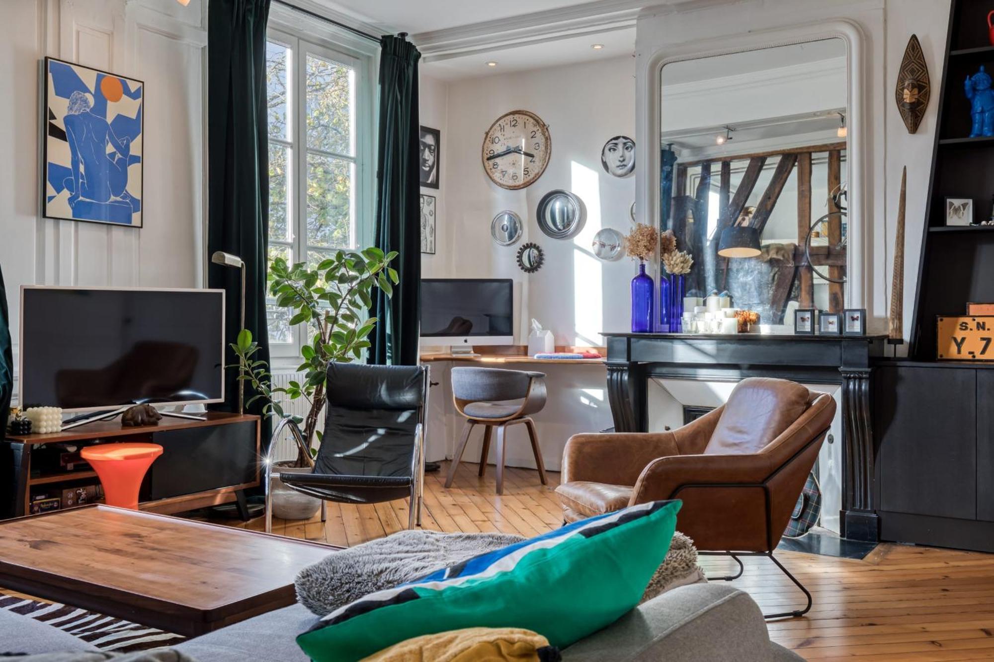 Gerard, Appartement Central Avec Parking Prive Rouen Exterior foto